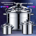 Eriti suure mahutavusega plahvatuskindel kiirkeetja universaalseks gaasi- ja induktsioonpliidil kasutamiseks 32cm Explosion-Proof Universal 19L (13-20 people)