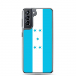 Coque T&eacute;l&eacute;phone &ndash; Hondurase officiel &ndash; Samsung Galaxy S22 Plus &ndash; Drapeau &ndash; Supp &ndash; Mitmev&auml;rviline