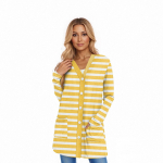 Naiste pikkade varrukatega kampsun, vabaajajakk taskutega, topp L must