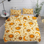 Vintage Taevane P&auml;ike Kuu Tekikomplekt King Queen Double Full Twin &Uuml;hekohaline Suurus Voodipesukomplekt 135x200cm