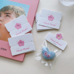 100 tk/partii kokkuvolditavad pakkepaberid kaardid v&auml;rviliste lilledega kaardid k&auml;sitsi valmistatud ehete jaem&uuml;&uuml;gi jaoks, rippuvad sildid, lilled, papp