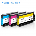 [Marque troisi&egrave;me partie] pour HP 950XL 951XL 950 951 XL cartouche d'encre de remplacement pour HP Officejet Pro 276dw 3PCS - C M Y