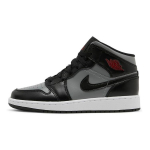 Air Jordan 1 Mid GS Shadow Laste tossud Hall Must Osakeseline Hall 554725-096 36