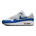Nike Air Max 1 GS Kuninglik Sinine Laste Tossud Valge Neutraalne Hall Must DZ3307-104 36.5 gray