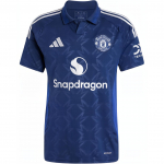 Adidas Manchester United SS24 Moodne Logo Polo L&uuml;hikeste Varrukatega V&otilde;&otilde;rsil Jalgpallis&auml;rk Meeste Topid &Ouml;ine Indigosinine IU1390 XS