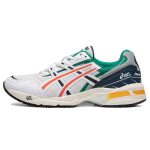 Asics Gel-1090 Kangas S&uuml;nteetiline Nahk Mood Retro Spordi Madalad Vabaaja Jalan&otilde;ud Unisex Jalan&otilde;ud Valge Hall 1203A243-020 40