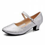 Moodsad ladina tantsukingad Naistele Suletud varba Salsa kingad Madala kontsaga sandaalid Ballitantsukingad naistele Zapatos Mujer 34 h&otilde;be