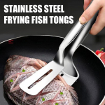 304 roostevabast terasest praad, pannkook, grill, spaatliga BBQ tangid kala praadimine. CN