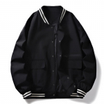 Kevadine Meeste Trend lahtine pesapallikrae jakk jakk noortele mitmek&uuml;lgne mood mugav topp 2XL must