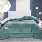 Eksklusiivne lambavilla ja puuvilla talvepadi - Kahepoolne, paks, soe, &uuml;li&otilde;pilaselamule 180x220cm 8 jin