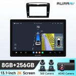 Ossuret Carplay 4G-LTE Carplay Android Autoraadio Renault Twingo 3 2014-2024 jaoks Autode Infotainment Multimeediam&auml;ngija GPS Auto Stereo RDS S8 8Core 8G 256G
13.1inch ADASC2,360C3
