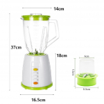 1500ML Toitumismasin Mahlapressid Puuviljapress Mikser Taimer-Blenderid J&auml;&auml;hviastaja Toiduvalmistaja 18x37x14x16.5cm