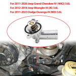 Termostaadi korpus Jeep Wrangler JK Grand Cherokee WK2 Dodge Durango WD 3.6L jaoks