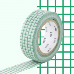 Masking Tape MT Quadrillage vert roheline
