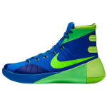 Nike Hyperdunk 2015 amortisaatorid libisemiskindlad k&otilde;rged korvpallijalan&otilde;ud unisex sinine roheline Aasia versioon tossud 749562-473 42.5