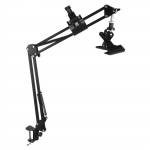 Tikandiraam Metallist Tikandiraami Hoidik Reguleeritav Tikandiraami Hoidik 360&deg; P&ouml;&ouml;ratav Ristpistes Tugi K&auml;sit&ouml;&ouml; jaoks must