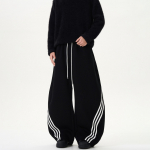 Unisex Retro Ameerika Kolme Triibuga Laiade S&auml;&auml;ristega Scimitar Spordip&uuml;ksid - Vabaaja Trendikad Spordir&otilde;ivad. 2XL must