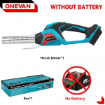 ONEVAN 800℃ Elektriline kuumap&uuml;stool 4000W S&uuml;&uuml;taja 3IN1 Kuuma&otilde;hup&uuml;stol Puhur K&auml;eshoitav Multifunktsionaalne Kodut&ouml;&ouml;riist Makita 18V Aku Pin-ile Without Battery