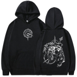 Anime JoJo Bizarre Adventure Hupparid Drop Dio Over Heaven Manga Dressipluusid Mehed Naised Vabaaja Mugavus Pikkade Varrukatega Fliisist Pullover S black