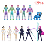 5 tk-18 tk/komplekt Anime figuur K-Pop Demon Hunters Rumi Mira Zoey Tiiger Figuur M&auml;nguasi Laua kaunistus Kujud Ornament Laps 1