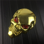 Mootorrattale Harley Yamaha Honda Suzuki Kawasaki universaalse 3D metallist pealuu luustiku auto motokleebiste kleebiste embleem must