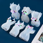 Uus 3D-kunst keha k&uuml;&uuml;nal-kristall-epoks&uuml;vaiguvorm inimese aroomiteraapia kipsvaha silikoonvorm isetegemise t&ouml;&ouml;riist 7