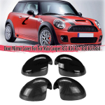 Paariukse k&uuml;lgmise tiiva tagavaate peegli kaane korgi vahetus BMW Mini Cooper R55 R56 R57 R58 R59 R61 51162754913 51162754914 Glossy Black