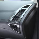 Three styles of ABS Air Conditioning Vent Sequins Air Conditioner Vents Sticker for Ford Focus 3 4 2012 2013 2014 2015 2016 2017 Lacquer Red