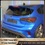 Ford Focus MK4 ST-Line luukp&auml;ra 2018-2023 Maxton Style auto tagumise katusespoileri pikenduste klappide tiivakere komplektide jaoks Gloss Black