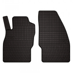 Dywaniki samochodowe gumowe do: Opel Corsa E hatchback 1. rząd (2015-2020) - czarne, dopasowane
