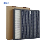 Air Purifier Parts For AIC AP 1101 HEPA Filter Activated carbon Filter 350*265*25mm/350*265*10mm Set gray