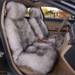 Soojad pl&uuml;&uuml;&scaron;ist autokatte katted Universaalsed pikakarvalised auto esiistme kaitsepadi Mat Auto tarvikutele Autokatte kaitsja 1pc White gray tip gray
