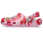 A BATHING APE x Crocs Classic klomp kamuflaažitr&uuml;kiga mugavad ja mitmek&uuml;lgsed augudega kingad unisex roosa 42-43 roosa