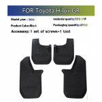 TOYOTA HILUX GR 2024 2025 jaoks Porikaitse Kaitsmed Pritsmekaitse Porikaitse Fender Auto Tarvikud Ees Taga 4tk must