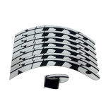 8PCS for 4 Tire Letters Stickers Universal Personalized Lettering Decals for NITTO in One Piece Car Tire Decor Stickers 4 Colors roheline