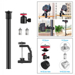 13 -23.6 Adjustable desk Clamp Stand 1/4 screw DSLR Camera Light with Ball Head