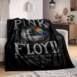 1 tk Pink Floyd tekk Pehme igap&auml;evatekk erksa disainiga, ideaalne kodu, reisimise ja kingituste jaoks, sobib suurep&auml;raselt uinakuteks ja telkimiseks 130&times;150cm gray