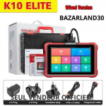 Scanner OBD2 - KINGBOLEN - K10 ELITE - 40+ services - Universel - Diagnostic tous syst&egrave;mes punane