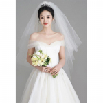 Uus Prantsuse muru valge toru topp lihtne satiinist pulmakleit retro l&uuml;hike kleit XXXL