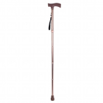 Alloy Foldable Elderly Safety Walking Stick Guide Blind Cane Crutch Bronze Adjustable Length new