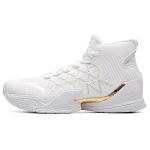 Anta KT3 Thompson FINALS High top Basketball Shoes Men's White Gold 11831101-1 44.5