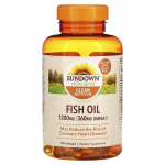 Sundown Naturals, Kala&otilde;li, 1200 mg, 100 pehmet kapslit (600 mg pe pehme geelkapsel)