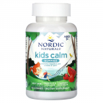 Nordic Naturals, Kids Calm kummikommid, alates 3. eluaastast, maasika-arbuusi maitsega, 60 kummikommi
