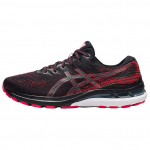 ASICS Gel Kayano 28 Must Elektriline Punane 1011B189-002 40
