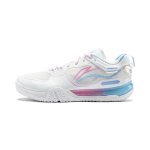 Li Ning Slip Resistant, Abrasion Resistant, Breathable, Support, Balance Low top Badminton Shoes Unisex White AYAV001-1 37.5 white