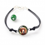 English setter, Lawerack, Laverack - bracelet with your photo handmade, unique jewelry from the Art-Dog brand h&otilde;be