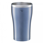 Zojirushi Roostevabast Terasest Isoleeriv Kuum ja K&uuml;lm Sile T&auml;iuslik L&auml;bipaistev Joogitops, 450ml, Kondensatsioonikindel, Joogid, Suue, Kingitus, Sinine, SX-DN45-AC