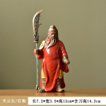 Guan Gong Wu Keraamiline Hiina Skulptuur, Lauakujukesed, Guan Erye Kodu Kaunistused, Kolm Kuningriiki