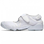 Nike Air Rift Breathe Valge Puhta plaatina Naiste vabaajajalatsid 848386-100 35.5