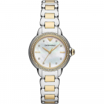 Emporio Armani Mia P&auml;rlmutter Bicolor Naiste Kvartsikell AR11524 p&auml;rliv&auml;rvi ema